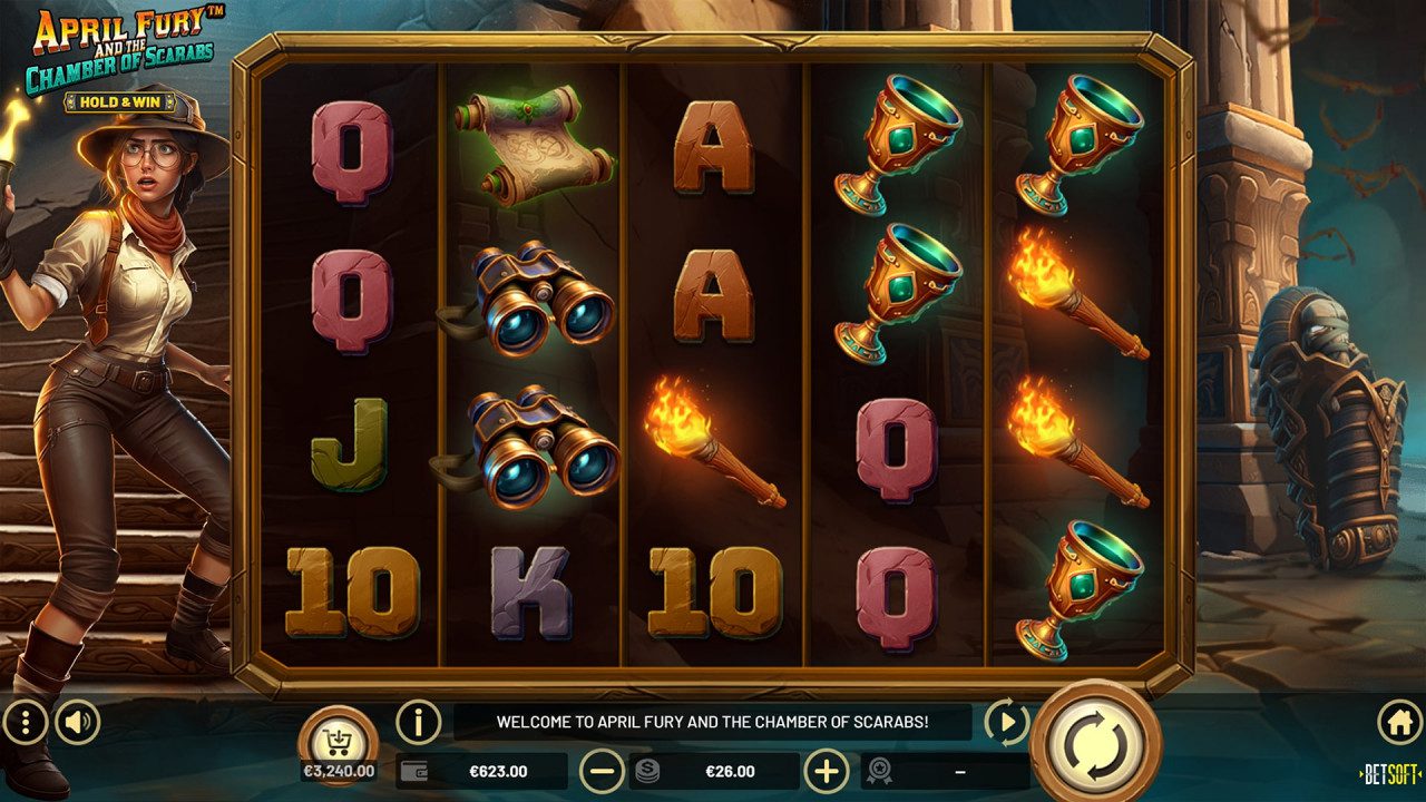 BetSoft April Fury And The Chamber Of Scarabs Screenshot