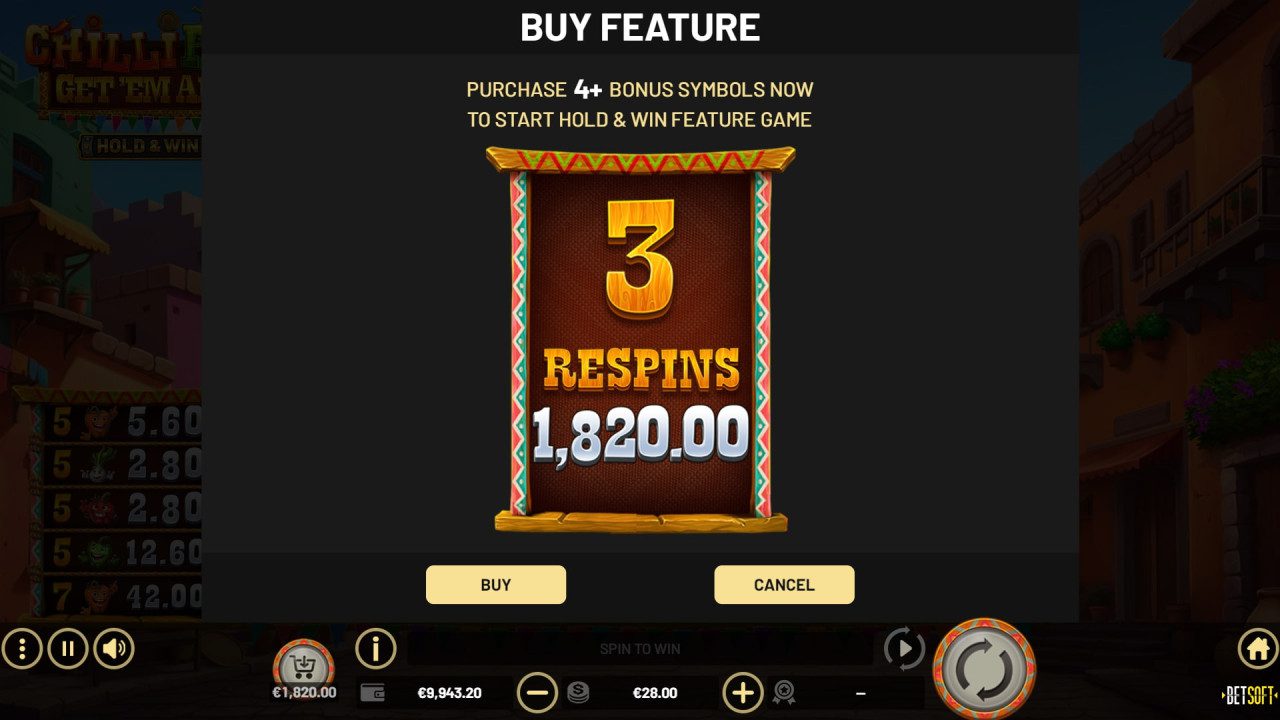 BetSoft ChilliPop Get em All Screenshot