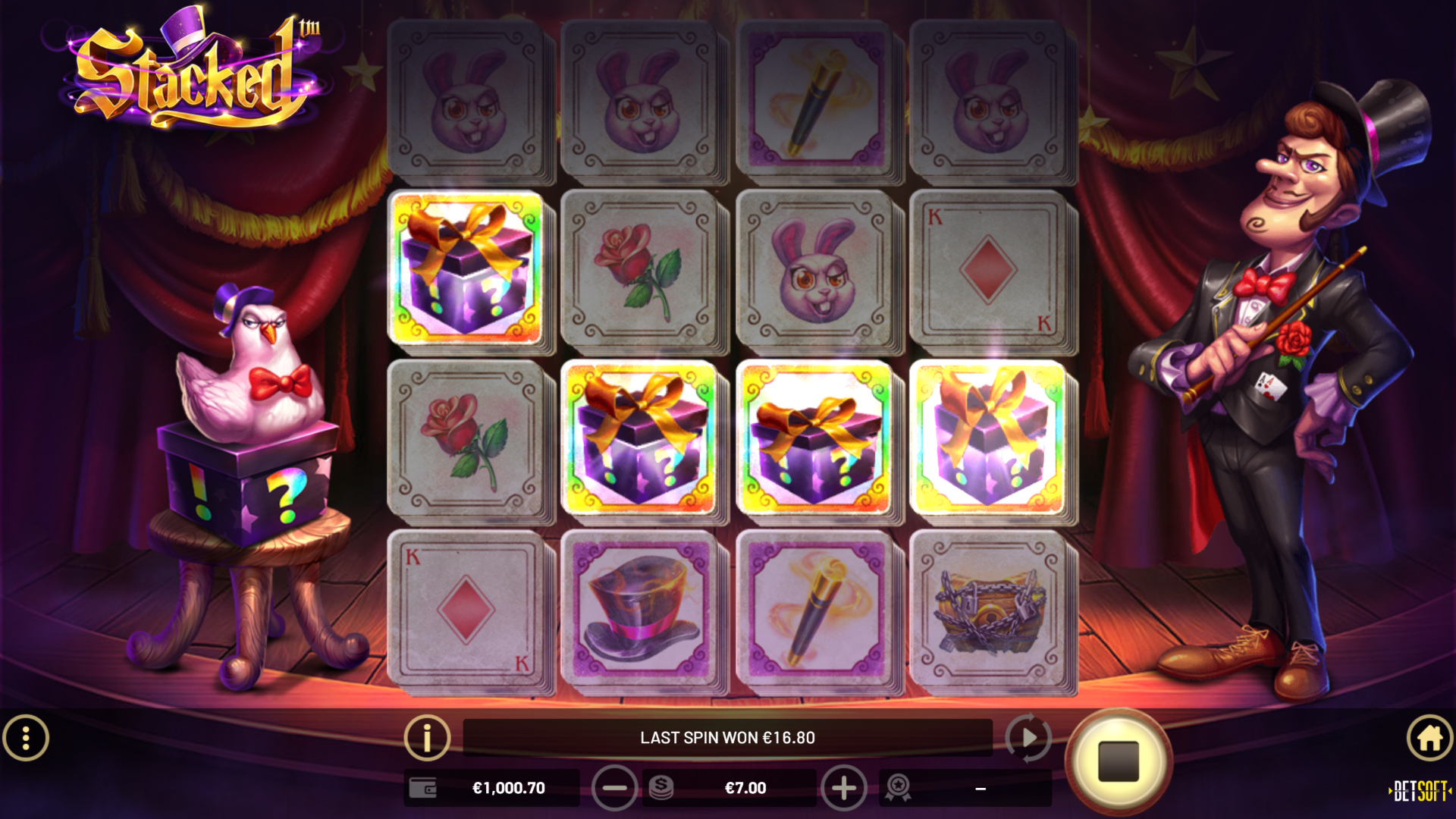 BetSoft Stacked Screenshot