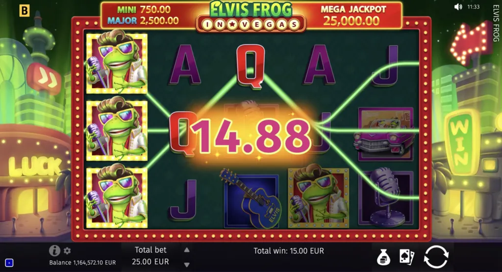 BG Elvis Frog Trueways Screenshot