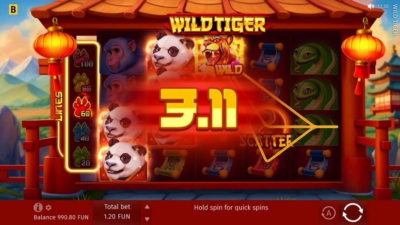 BG Wild Tiger Screenshot