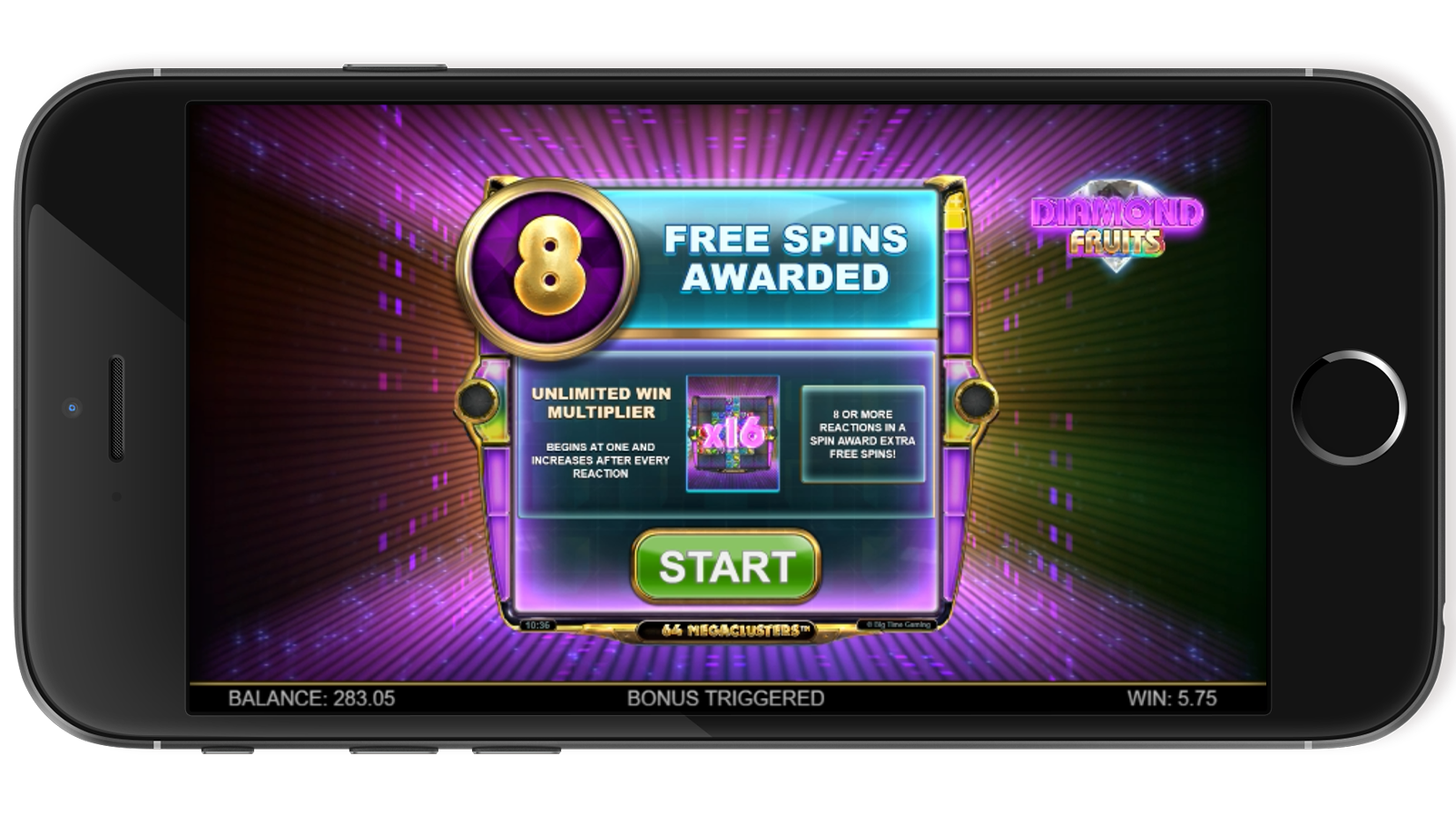 Diamond Fruits Screenshot