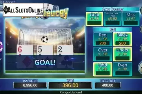 Acey Deucey Screenshot