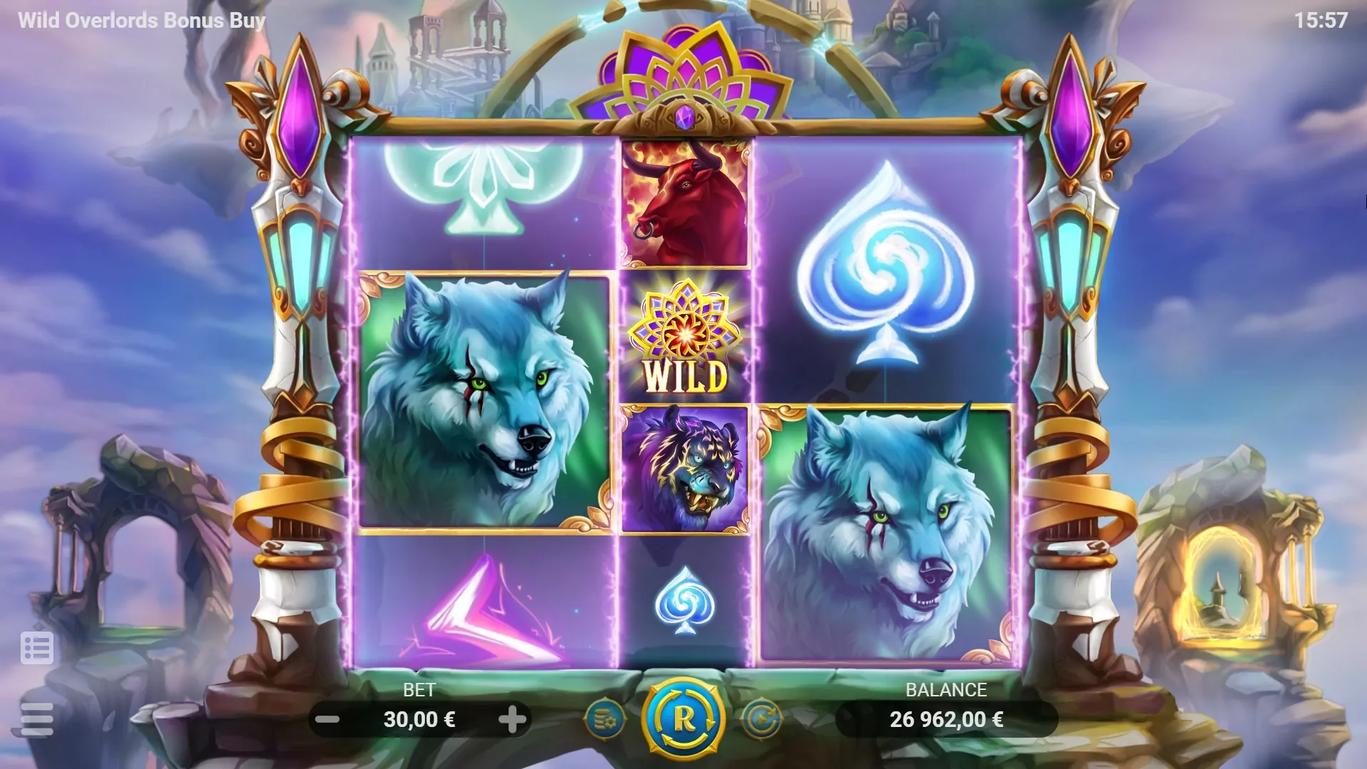 EVO Wild Overlords Bonus Buy Screenshot