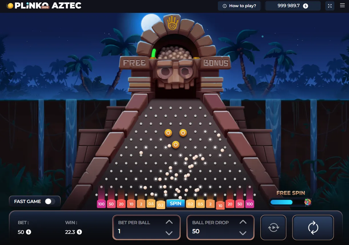 Plinko Aztec Screenshot