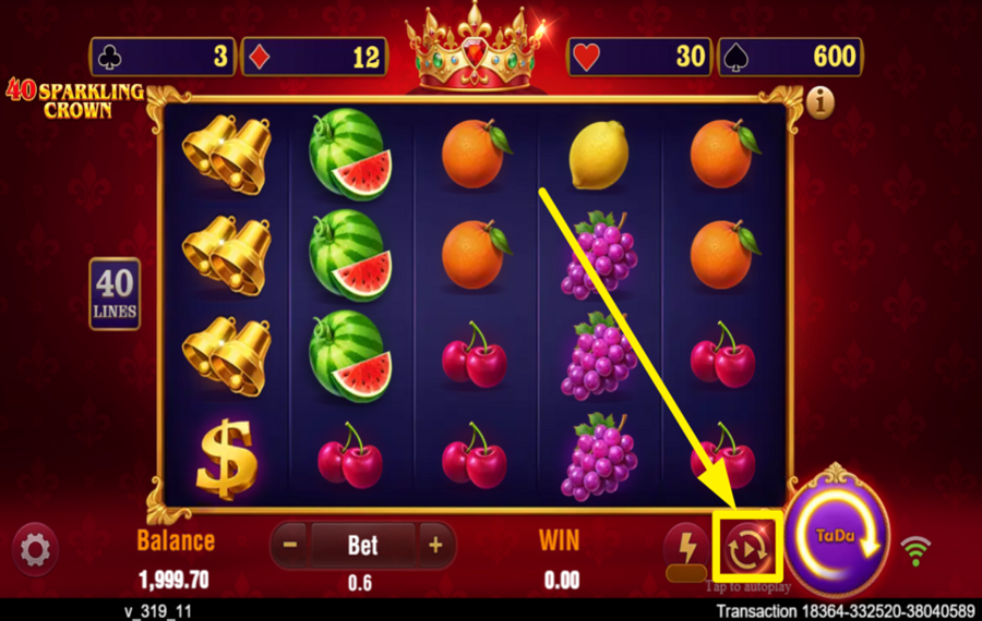 40 Sparkling Crown Screenshot