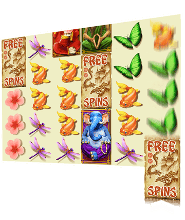 The Legend of Shangri La Cluster Pays Screenshot