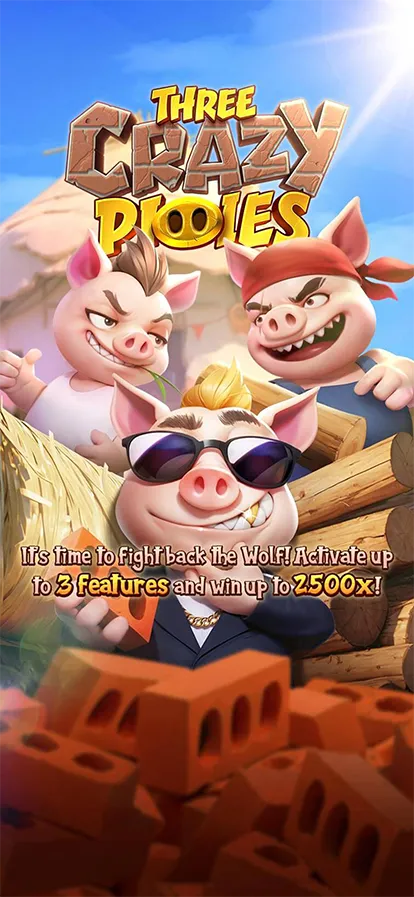 Three Crazy Piggies Screenshot