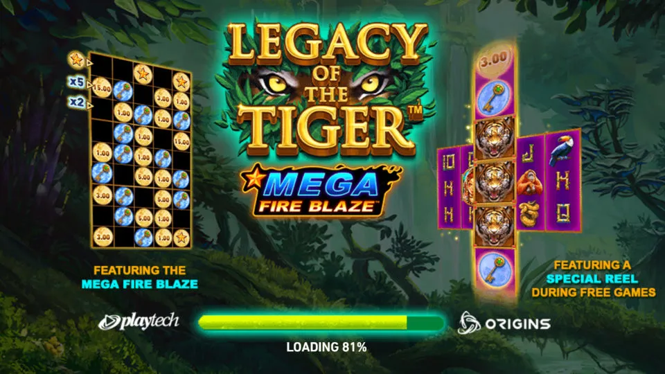 PT Mega Fire Blaze Legacy of the Tiger Screenshot