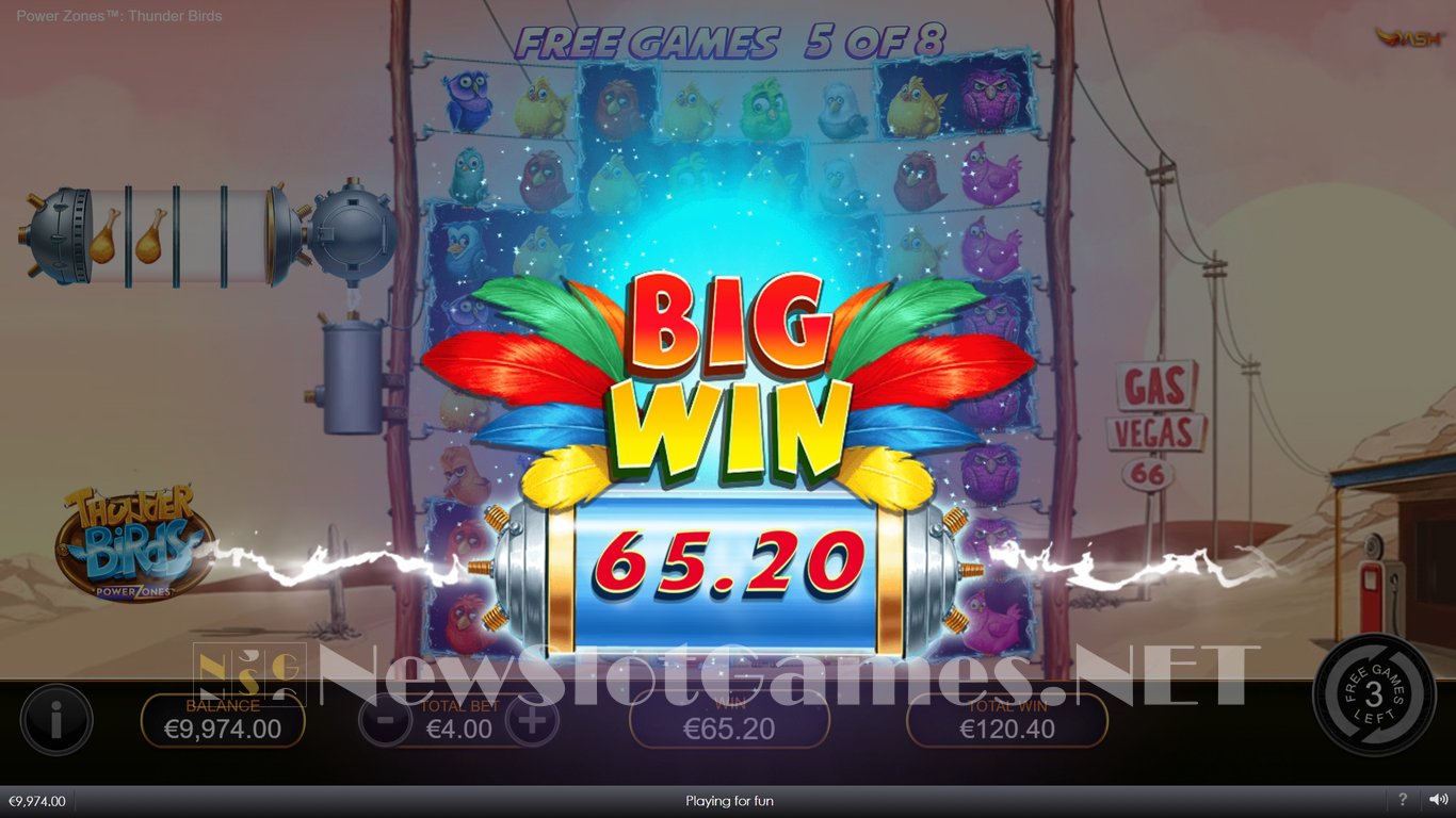 PT Power Zones Thunder Birds Screenshot