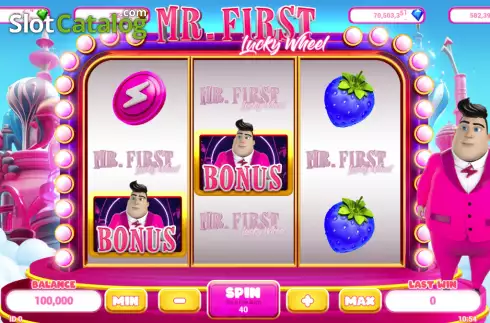 Pop Mr. First Lucky Wheel Screenshot
