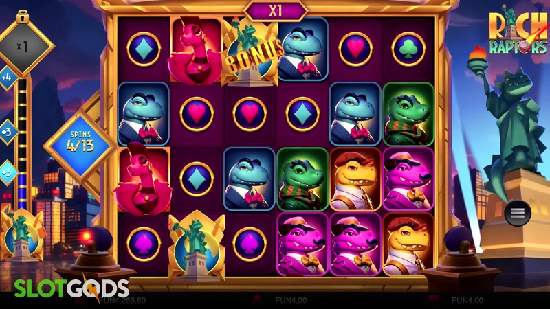 Rich Raptors Screenshot