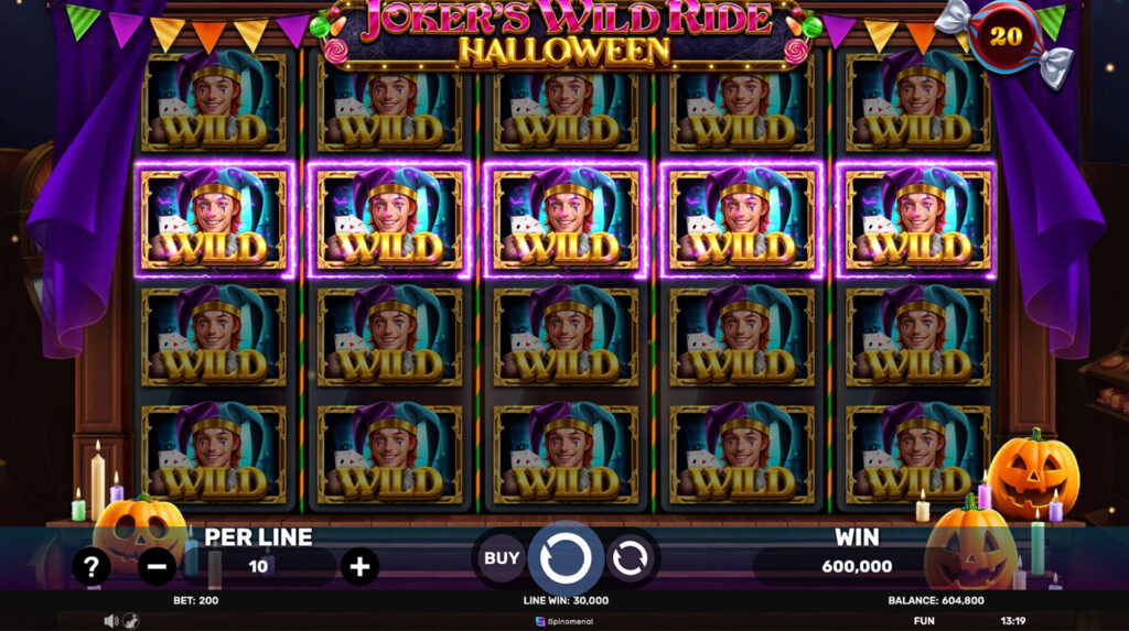 SP Joker's Wild Ride Halloween Screenshot