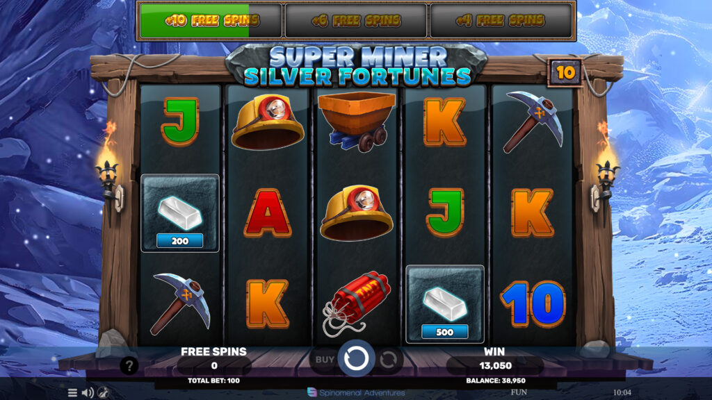 SP Super Miner Silver Fortunes Screenshot